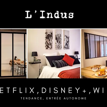L'indus 3 Etoiles Wifi, Netflix, Disney, Coeur De Bastide * Villefranche-de-Rouergue